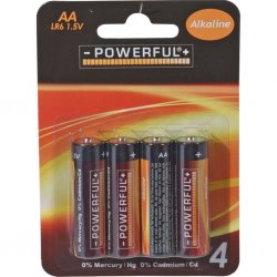 Batterier AA 1.5V - 4-pack